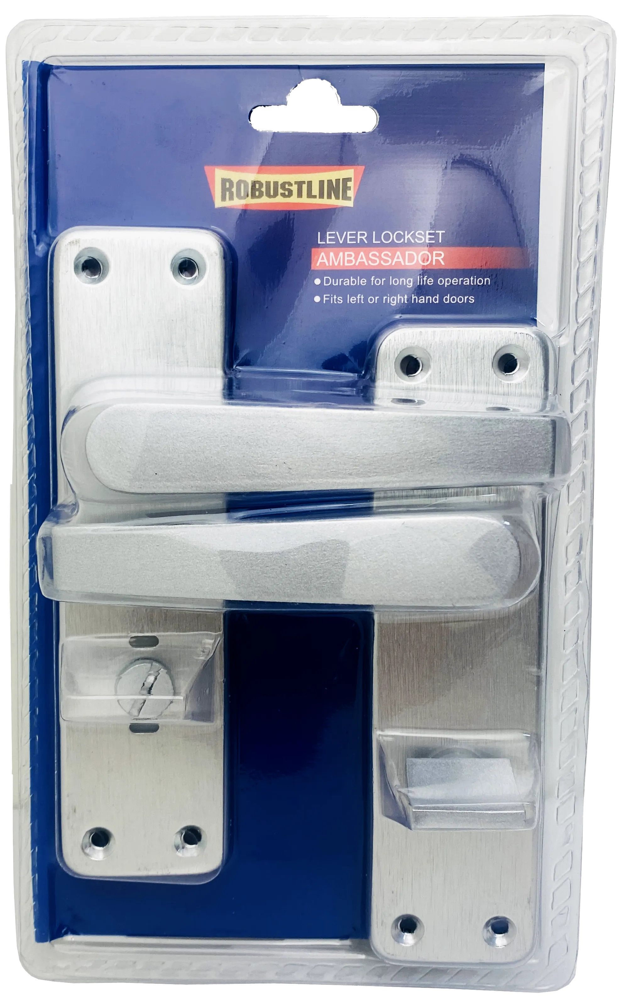 Robustline Locks & Cylinders Lockset Bathroom Lock Set 2294 Left/Right - Robustline Security Lock Hardware